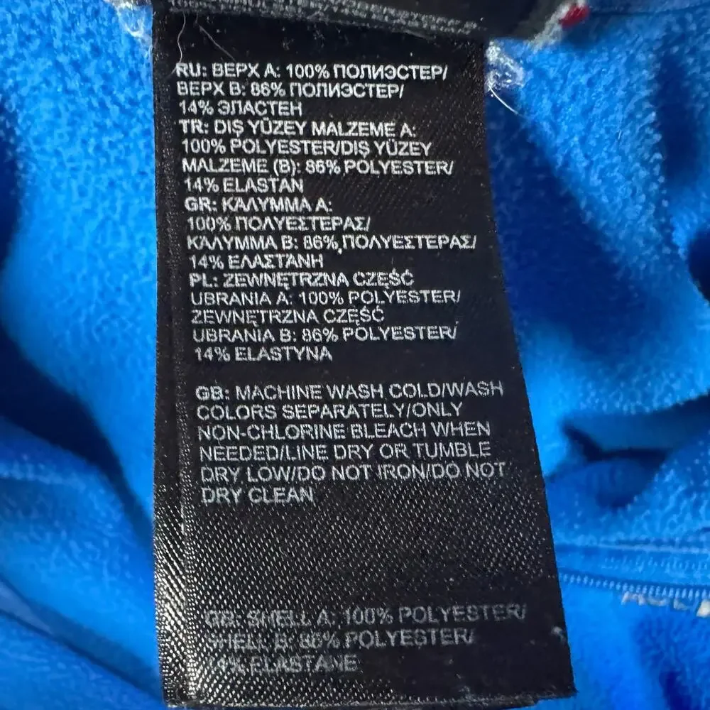 The North Face FlashDry Fleece Half Zip Pullover Blue Men’s - Size‎ Small